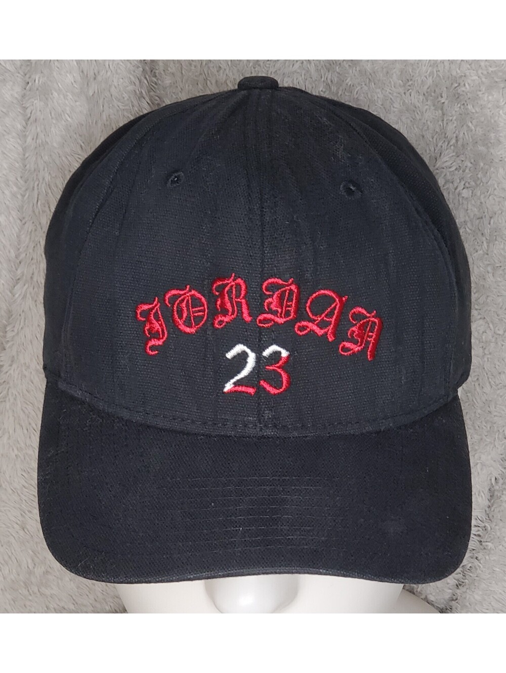 Nike Air Jordan 23 Flexfit Hat S/M Black Red Jumpman Embroidered Cap